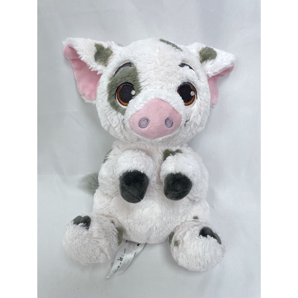 Disney‎ Parks Babies Moana Pua Stuffed Animal Plush Pig No Blanket White Black
